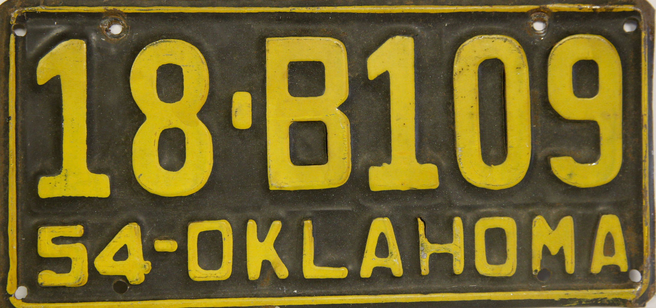 Oklahoma license plates